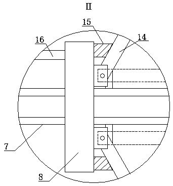 Architectural energy-saving composite wall connecting bridge