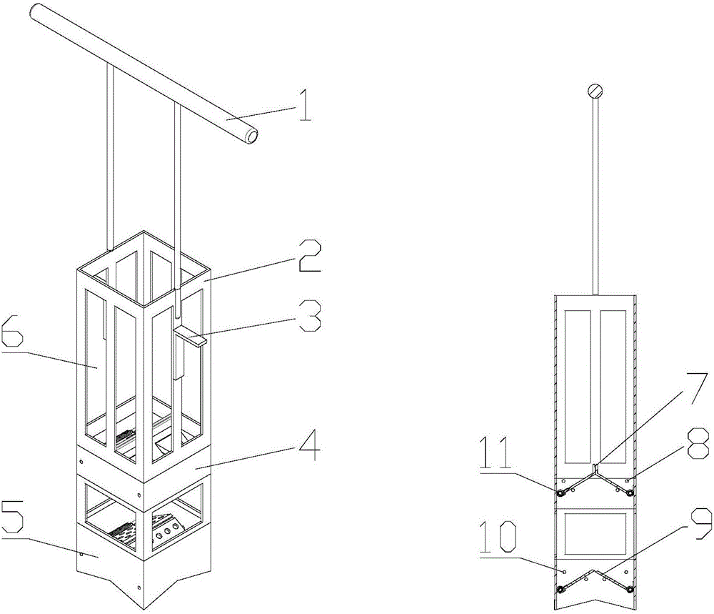 Clamping and cutting type white asparagus harvesting device and method