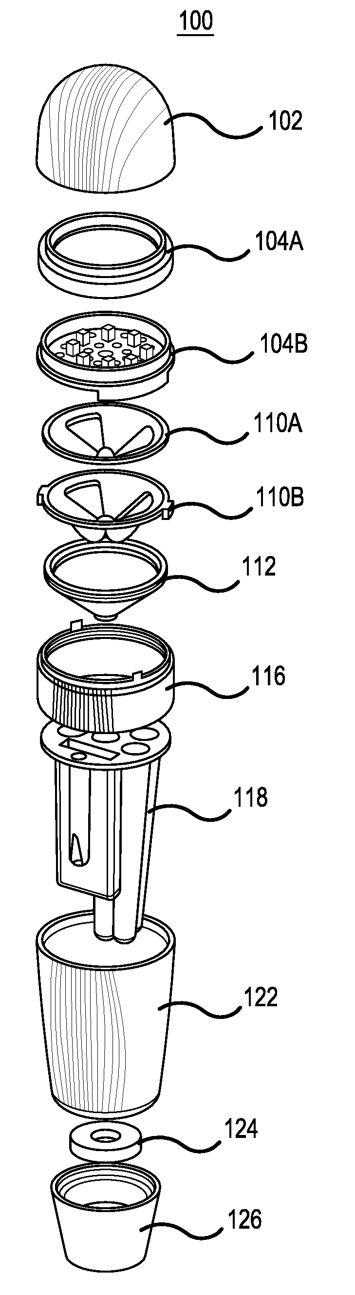 Combination herb holder and grinder system