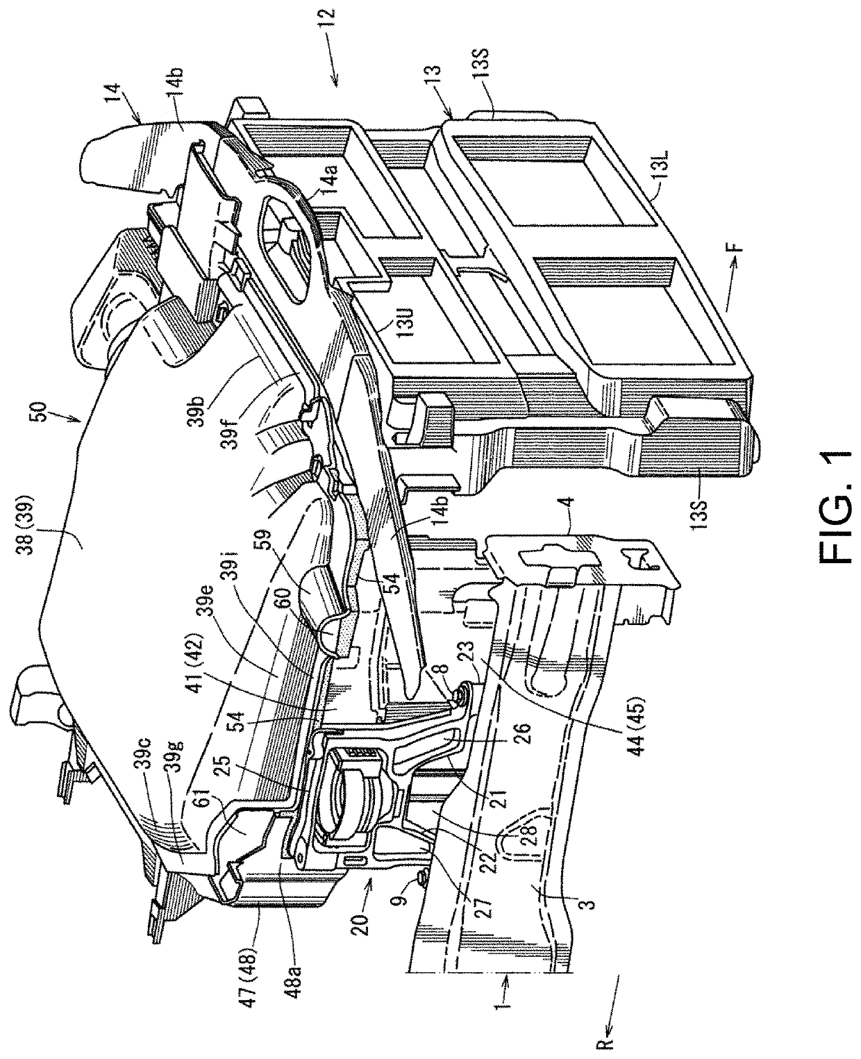 Engine heat retention structure