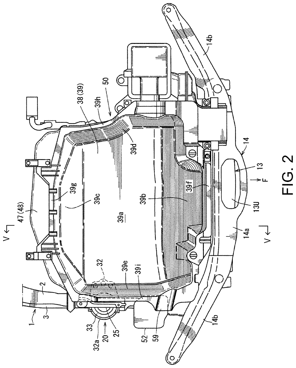 Engine heat retention structure