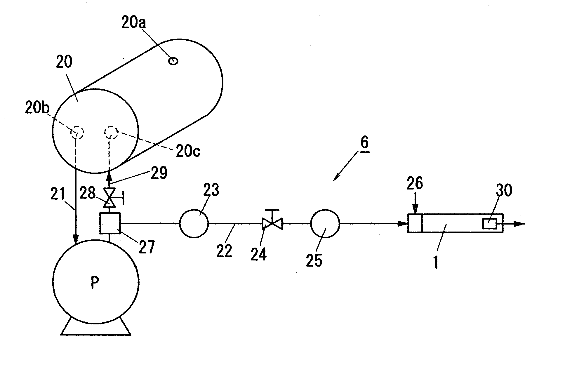 Gas chromatograph and expired air component analyzer