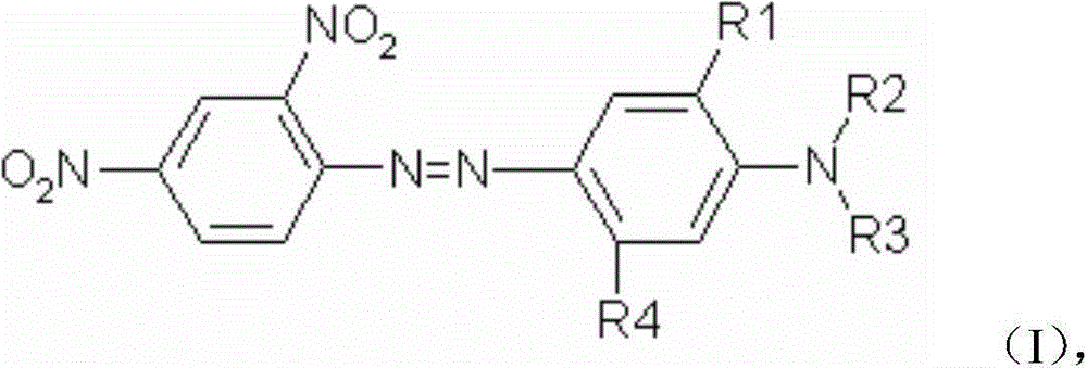 A kind of synthetic method of azo type disperse dye composition