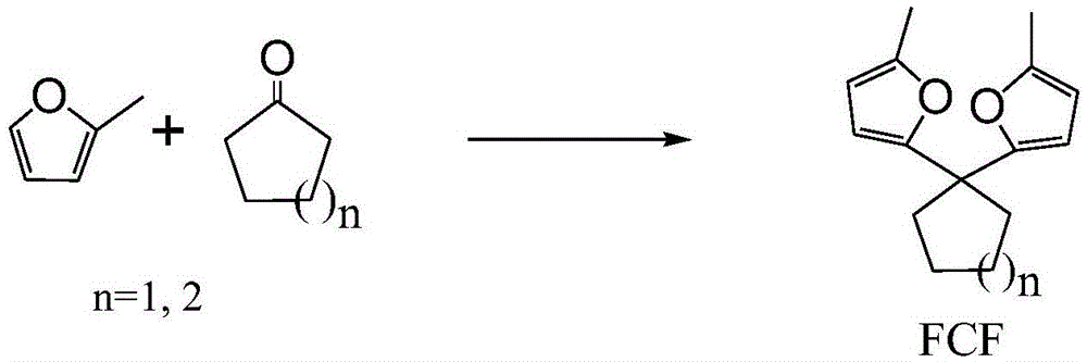 Fuel molecule with spirocyclic hydrocarbon structure and preparation method thereof