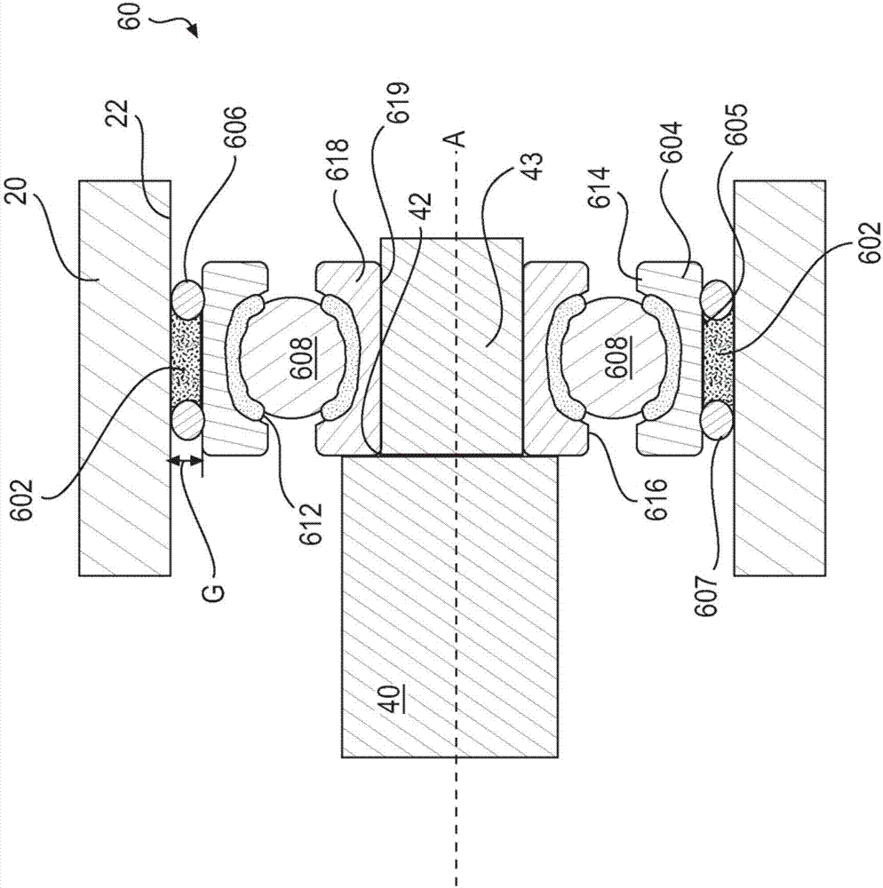 Low creep bearing and method for installing in supercharger