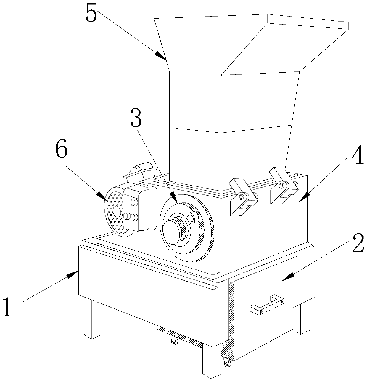 High-efficiency plastic granulator