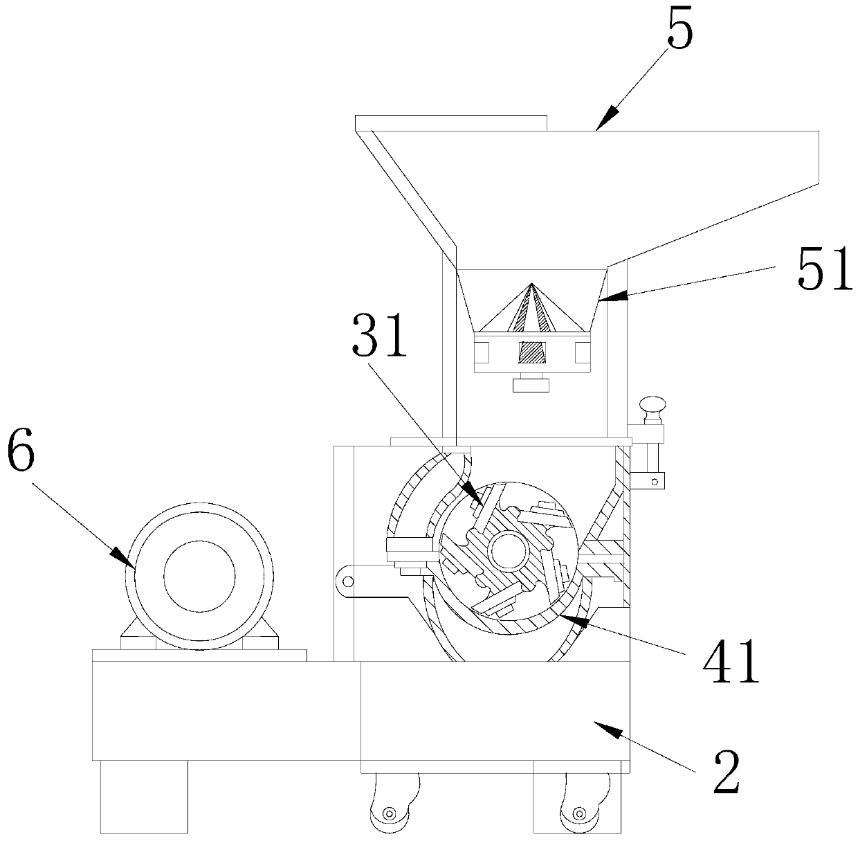 High-efficiency plastic granulator