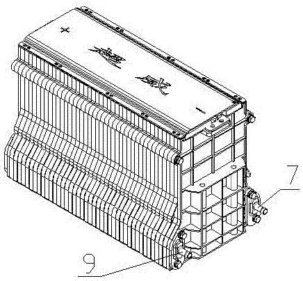 Flexibly-packaged cell water-cooling module mechanism