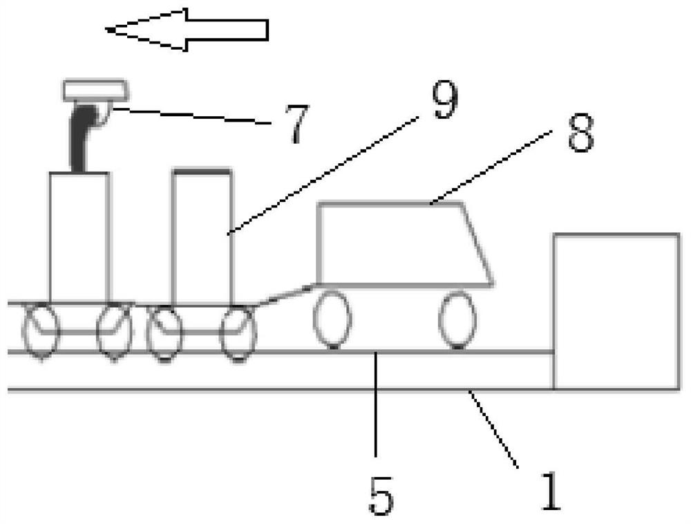 Blast furnace molten iron transportation system and blast furnace molten iron transportation method