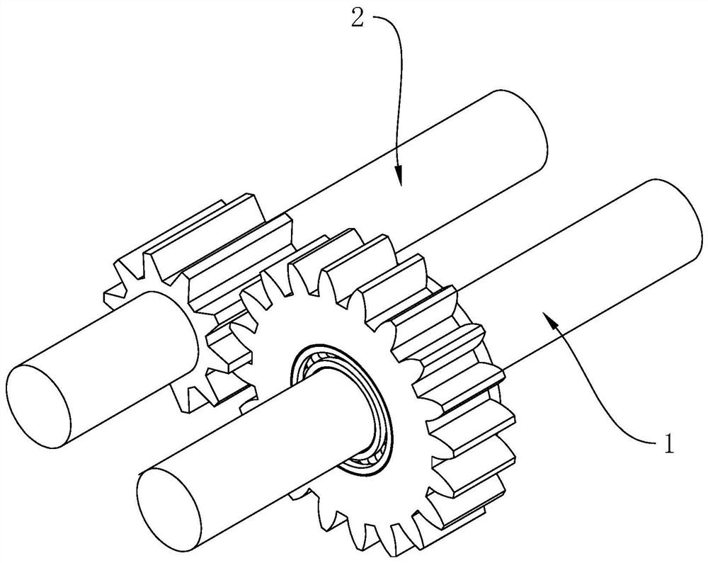 One-way transmission gear structure