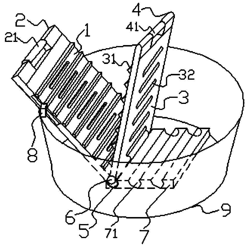 Manual clothes washing device