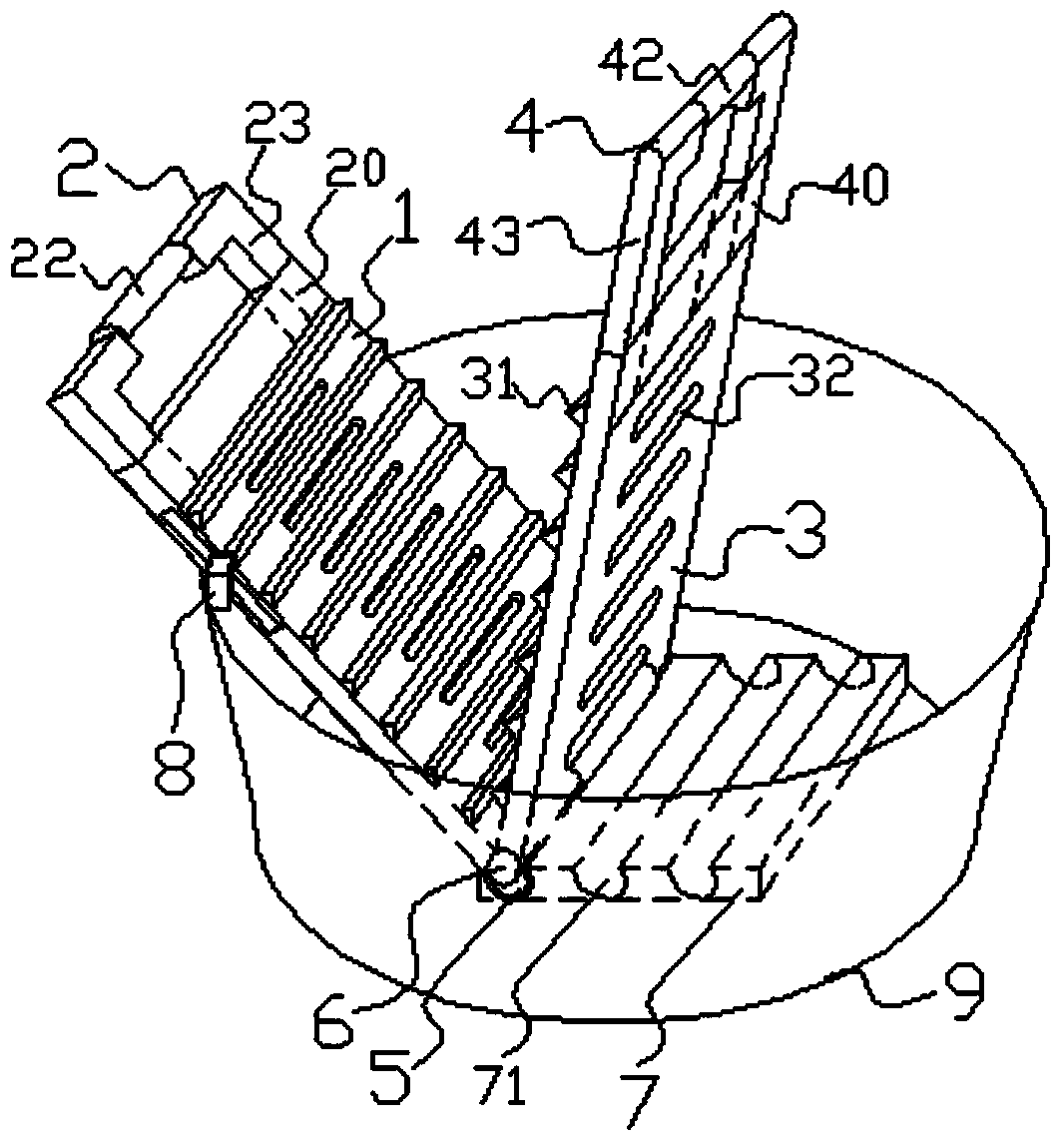 Manual clothes washing device