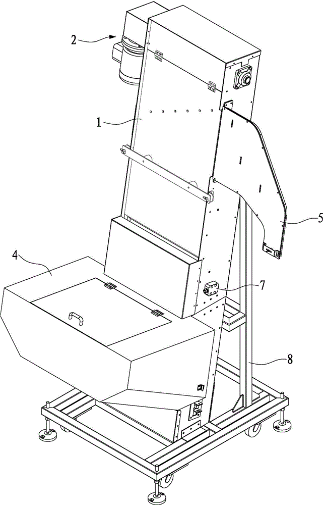 Lift cap feeding and arranging AIO (All-In-One) machine