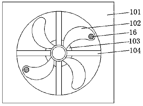 Indoor dust suppression device for construction site