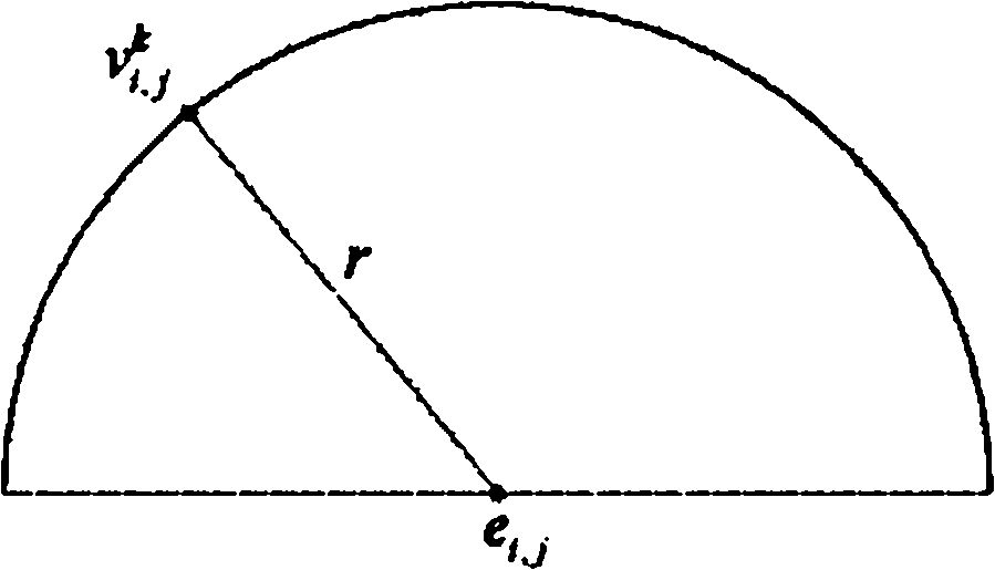 Straight segment detecting and extracting method