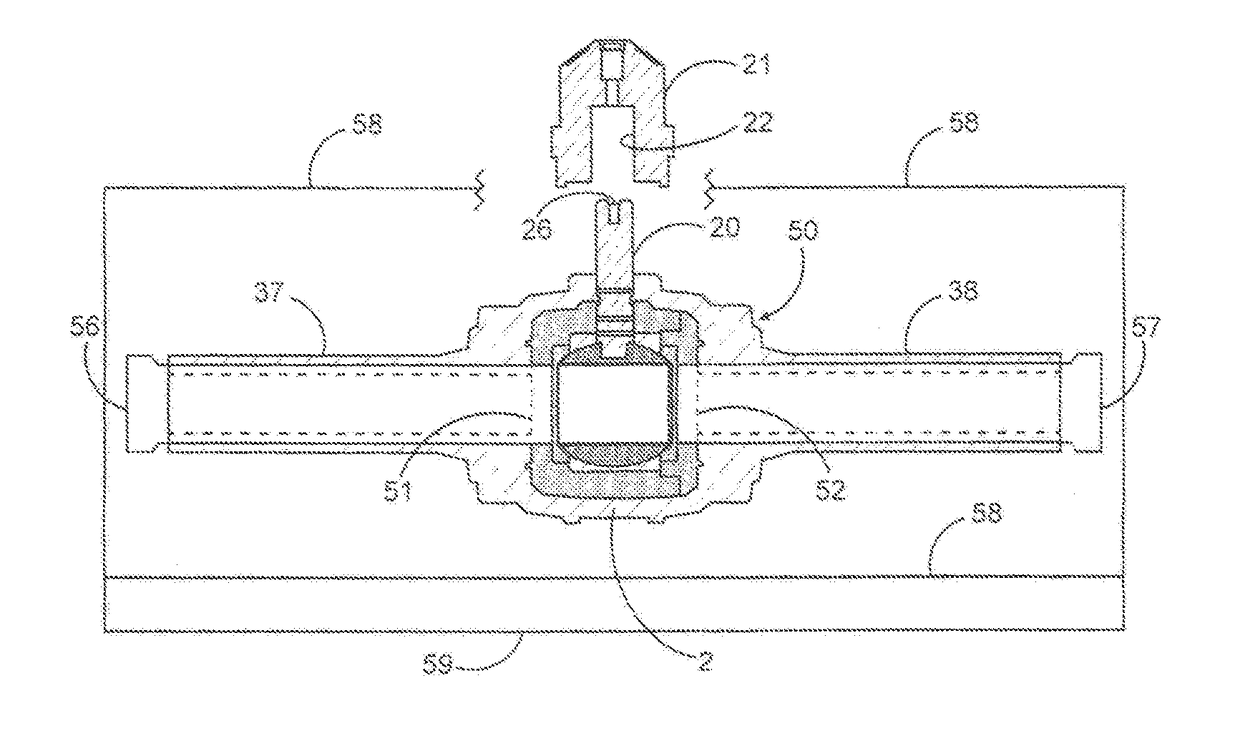 Integral Plastic Ball Valve For Fluid Transmission And Manufacturing Process