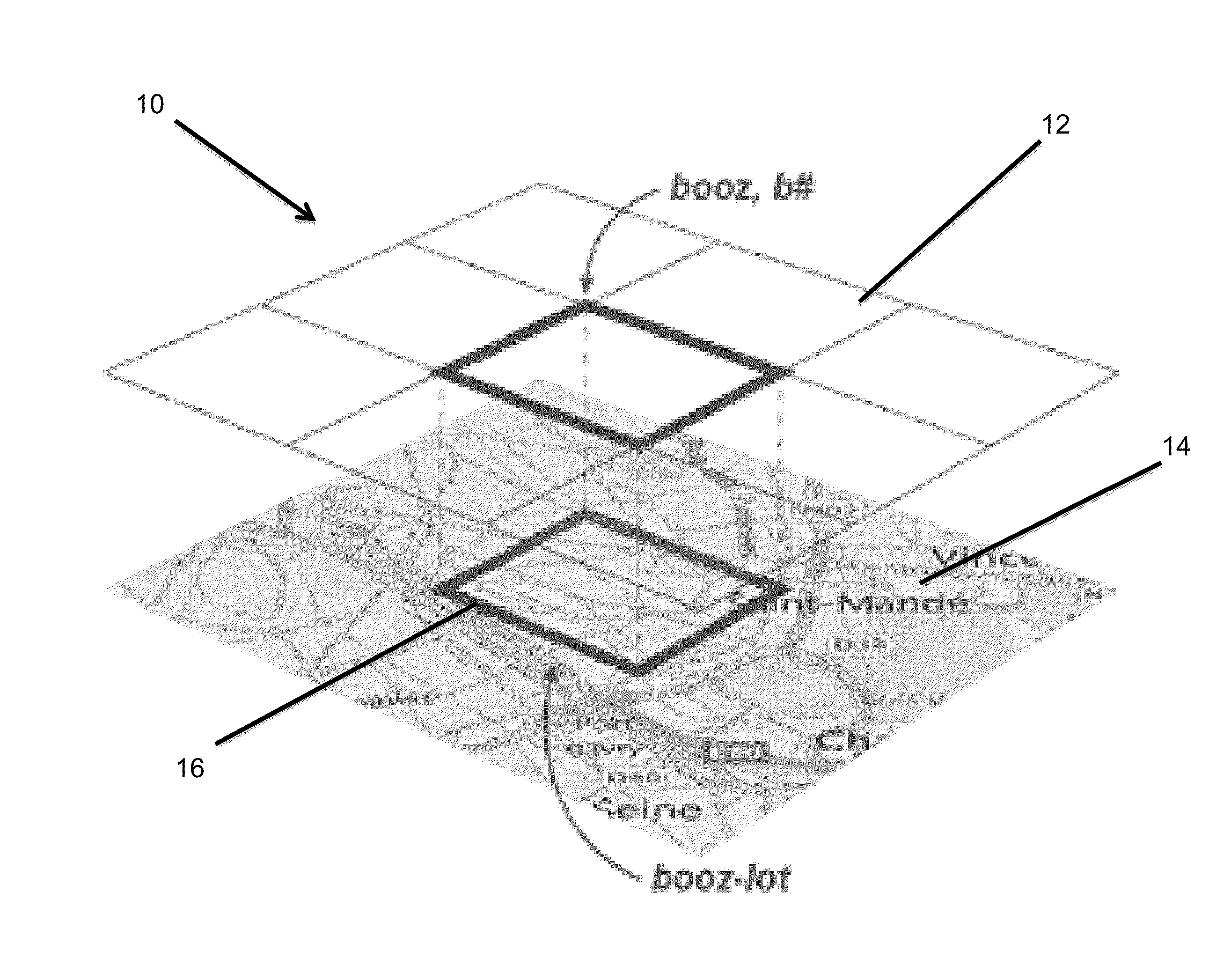 System and method for managing information related to spatially resolved units