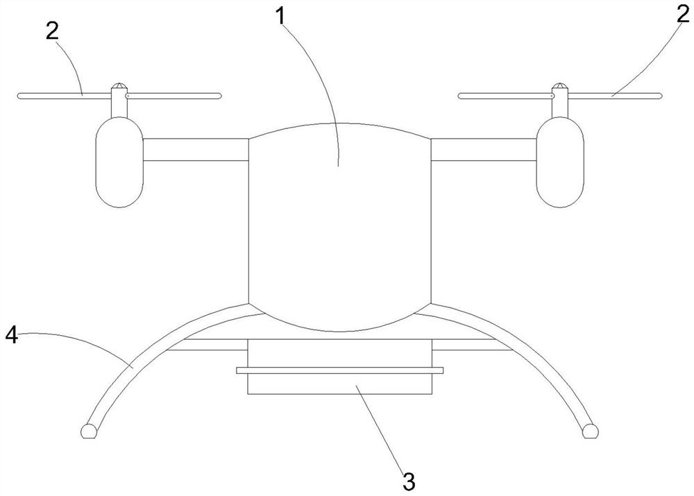 Unmanned aerial vehicle intelligent conveying system for high-rise ward