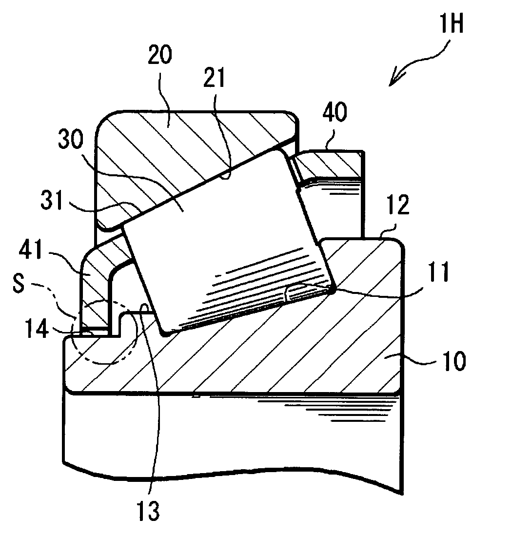 Tapered Roller Bearing, a Tapered Roller Bearing Assembly and a Pinion-Shaft Supporting Assembly Using the Same