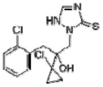 Sterilization composition containing prothioconazole and difenoconazole and application thereof