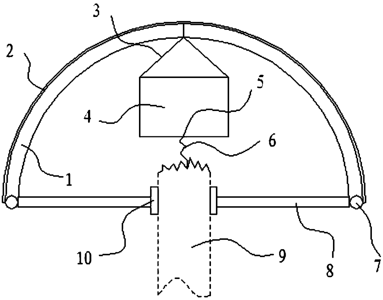 Device for inhibiting growth of branch