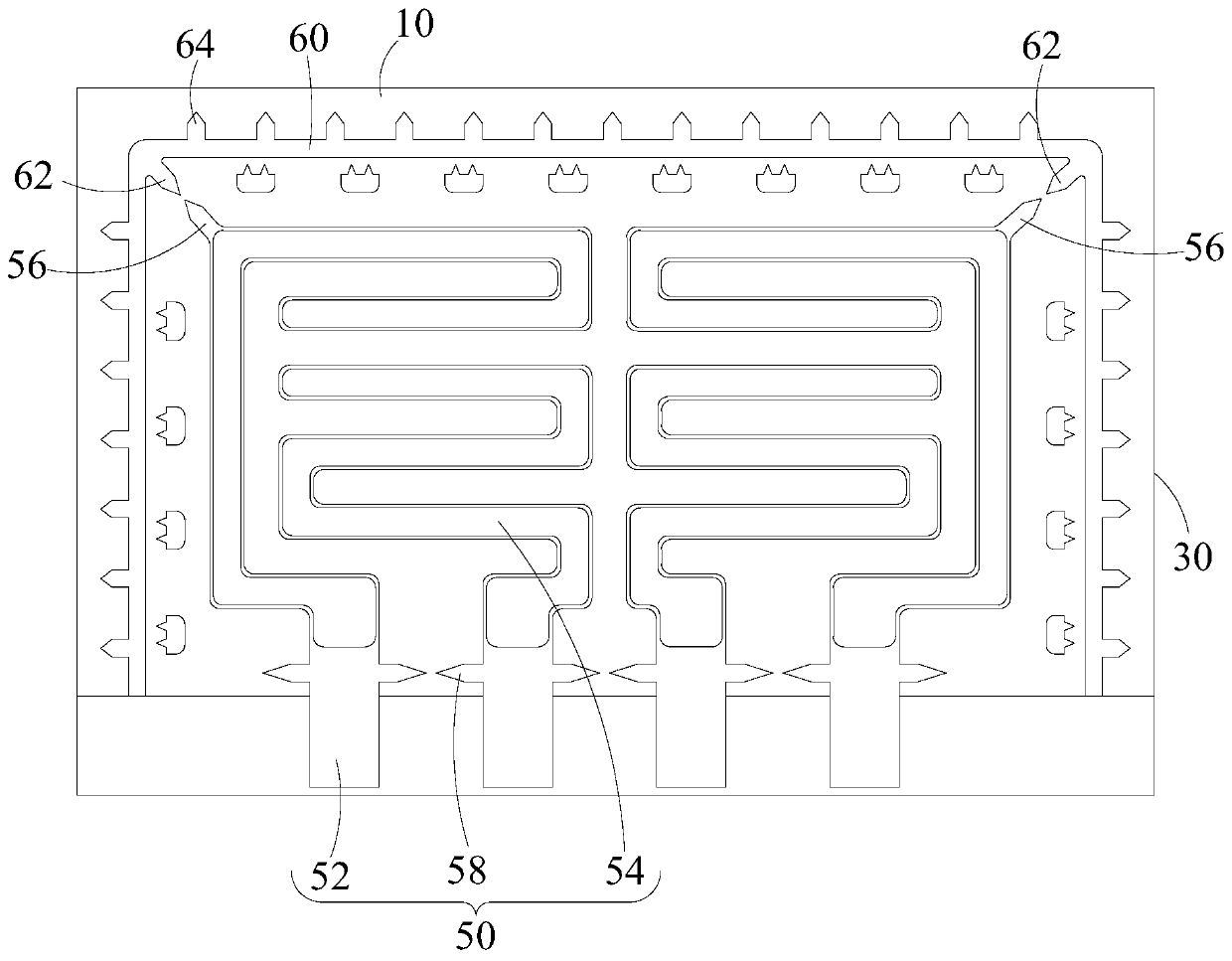 Liquid crystal display and its wiring method