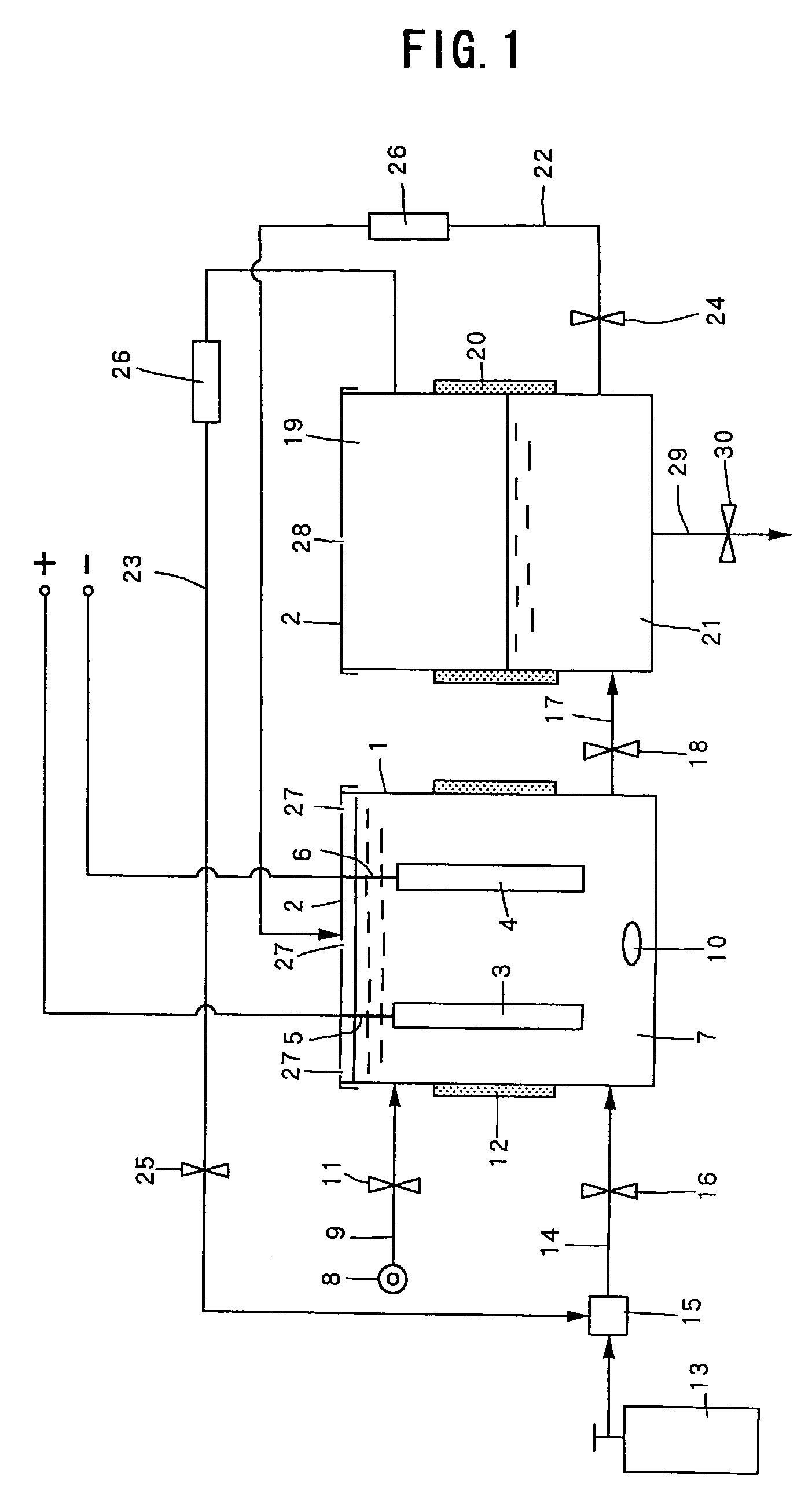 Anodic oxidation method and treatment apparatus thereof