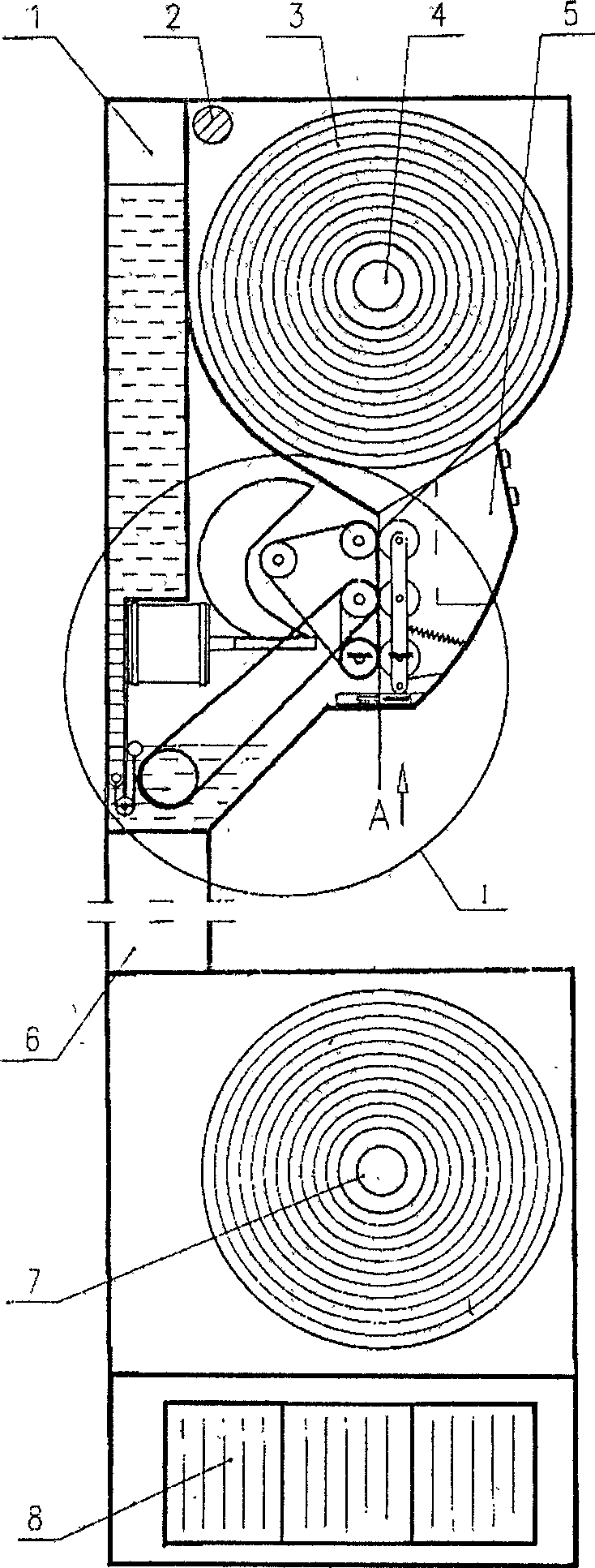 A paper napkin humectation device