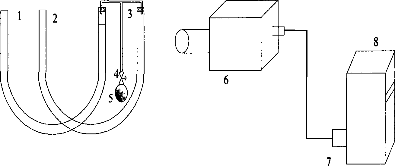 Method and device for liquid density measurement