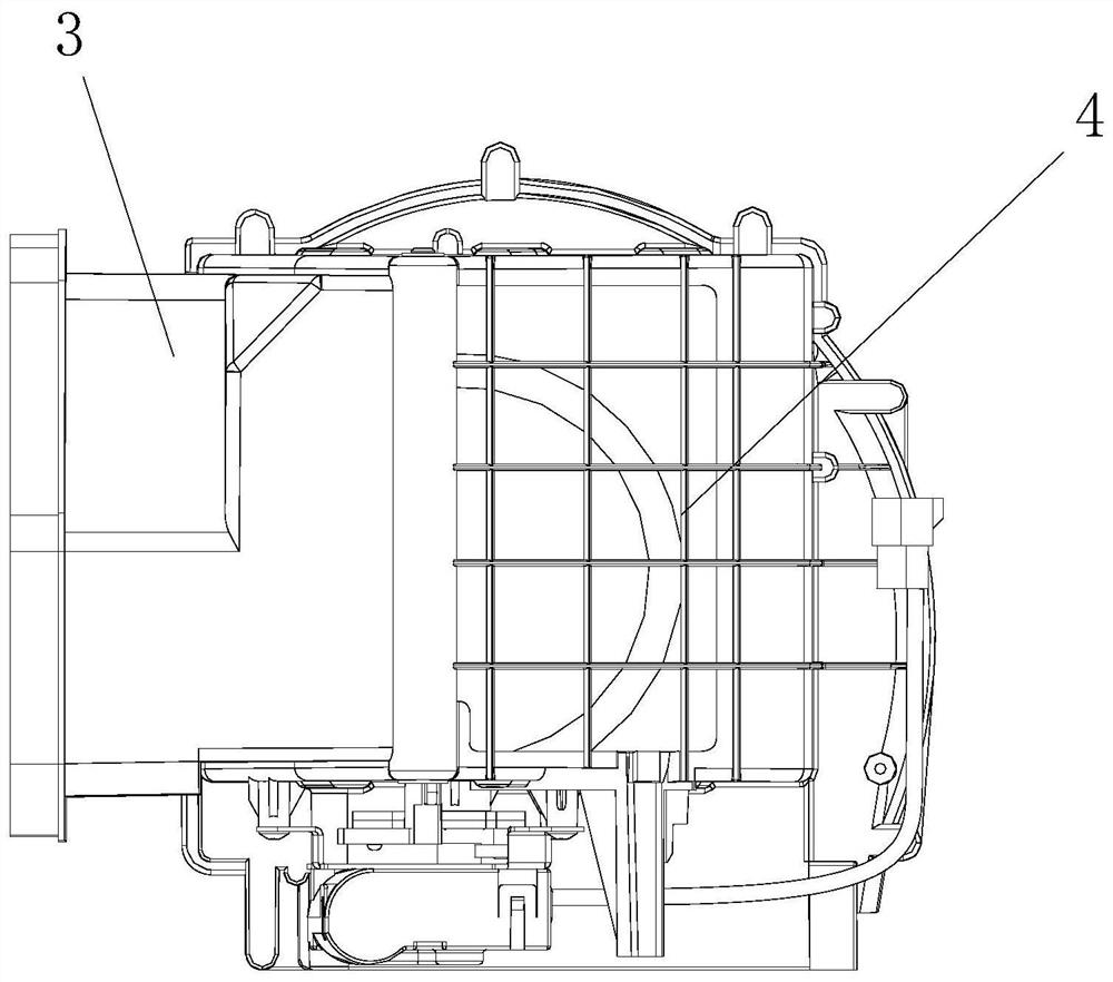 A blower assembly with an auxiliary damper