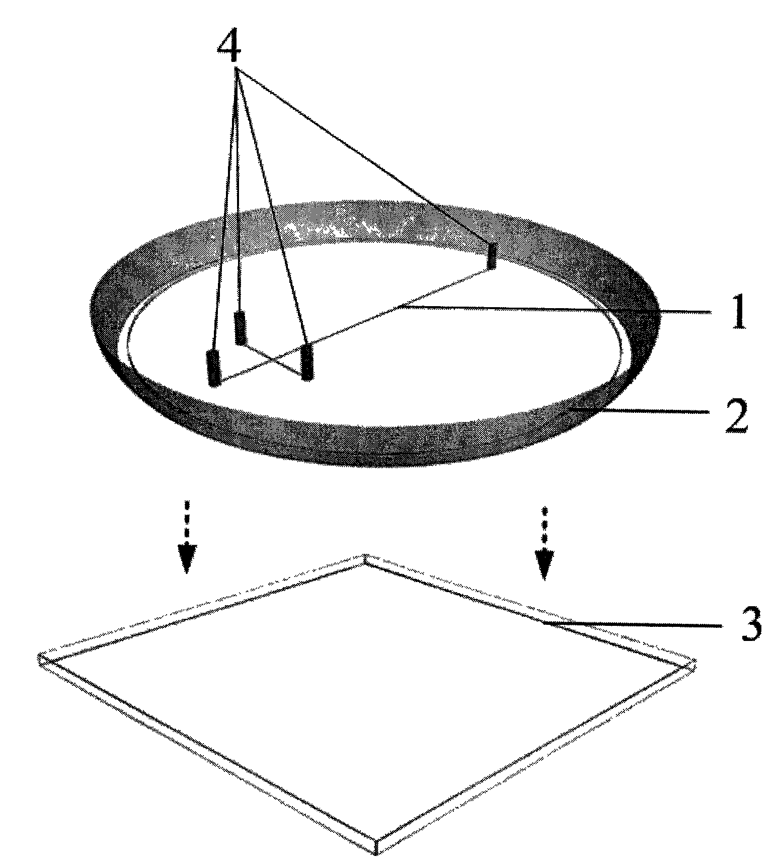 Method for producing through-hole structure in PDMS micro-fluidic chip