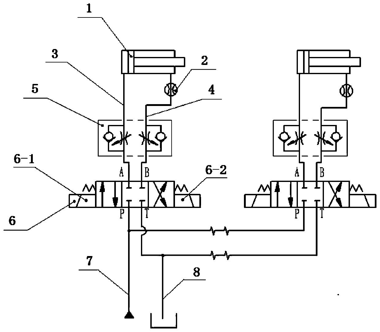 Sequential-control hydraulic system and control method thereof