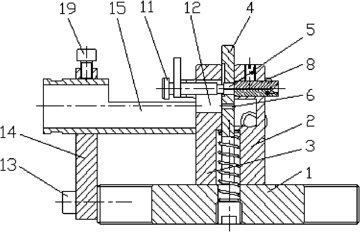 Small-diameter rod material cut-off device