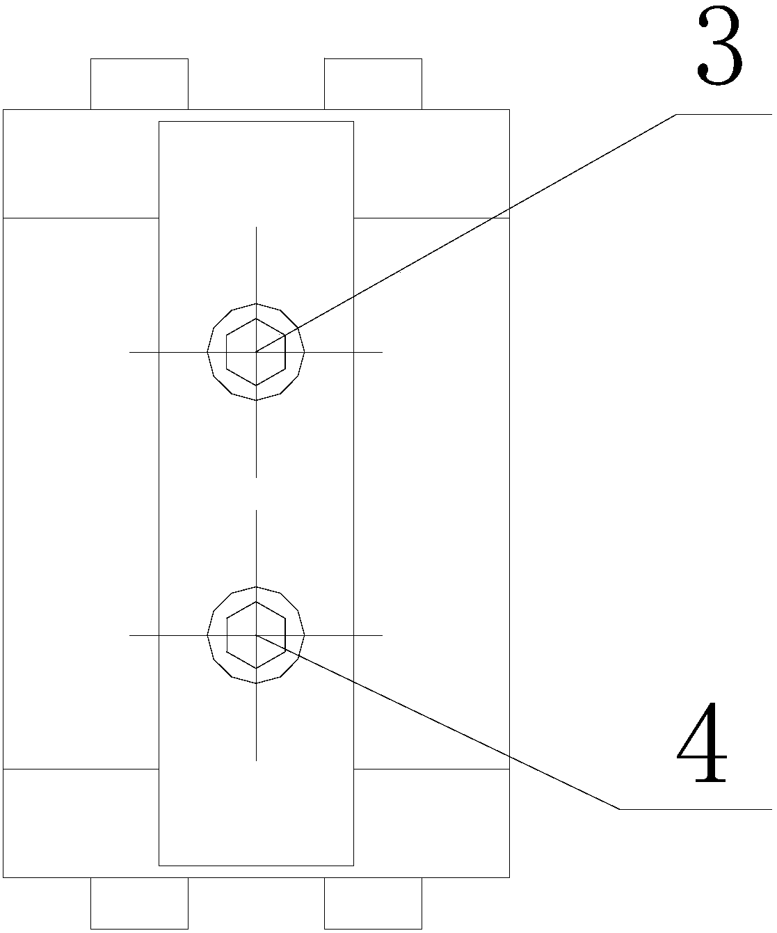 Auxiliary clamping device for turning steam turbine rotor on horizontal lathe