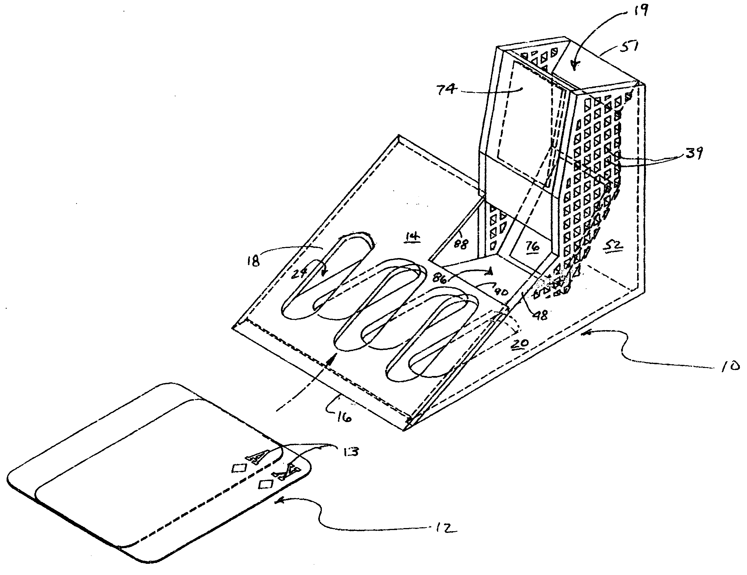 Playing card reading device and method