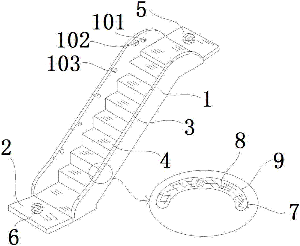 Safety real-time monitoring type escalator based on image analysis