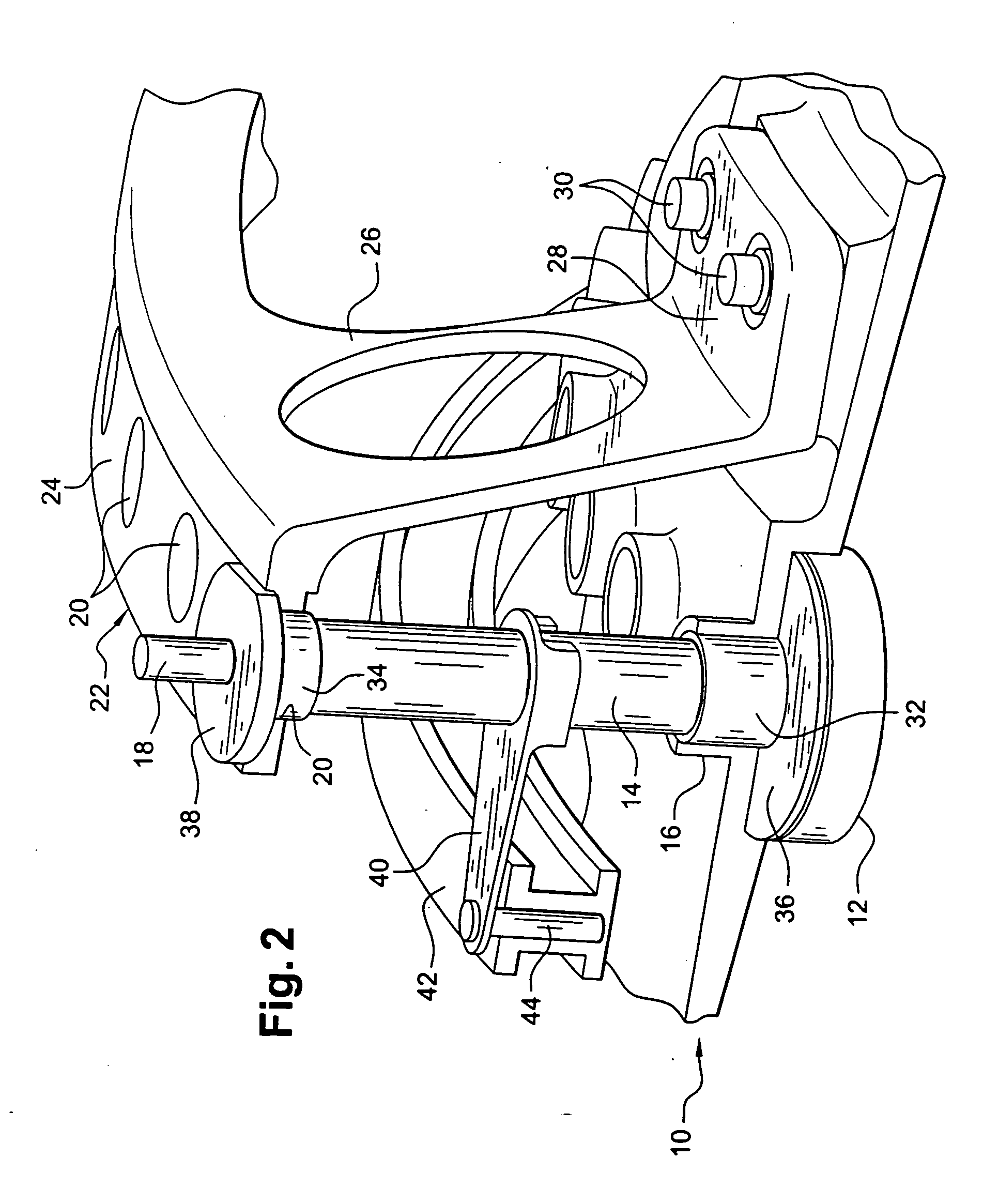 Device for pivotally guiding variable-pitch vanes in a turbomachine