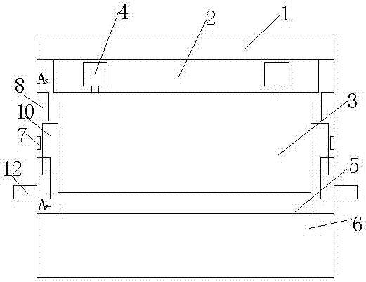 Plate shearing machine with speed detection and feedback devices