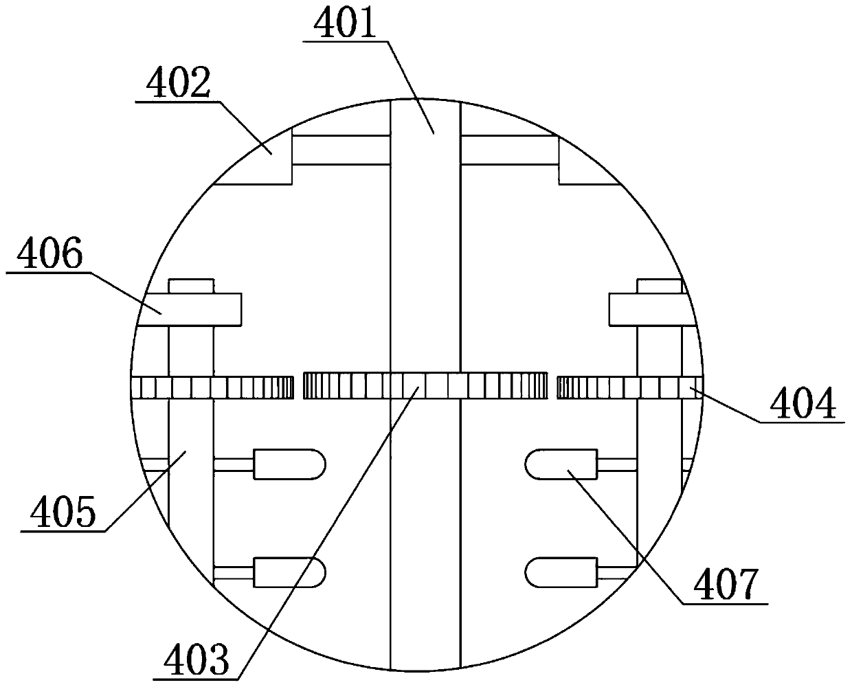 Solution low-temperature extraction device and efficient extraction process thereof