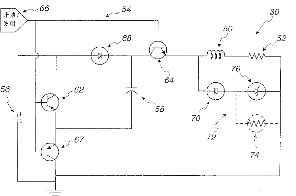 Nox elimination injector firing control circuit