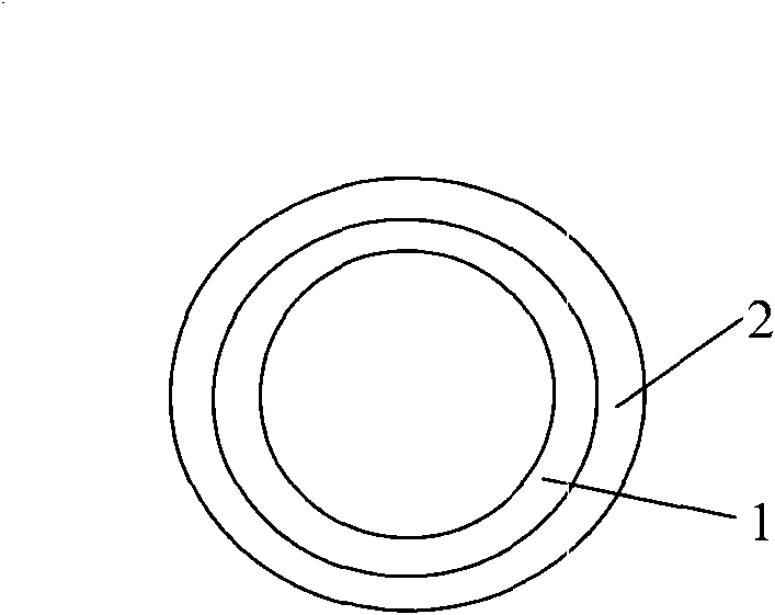 Jacket structure of flame-retardant cable