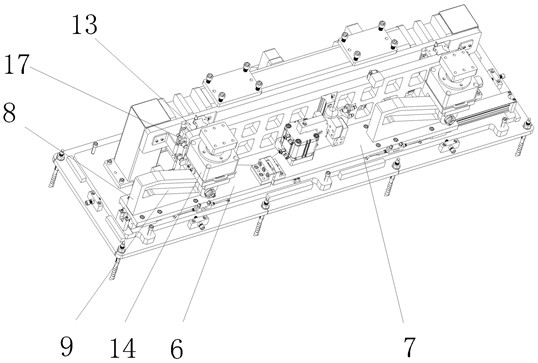 Positioning device for switching clamp