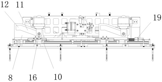 Positioning device for switching clamp