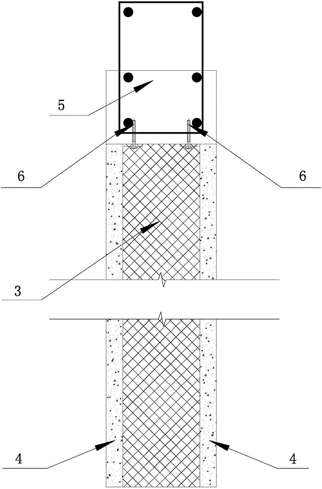 Precast fabricated type beam wall combination member