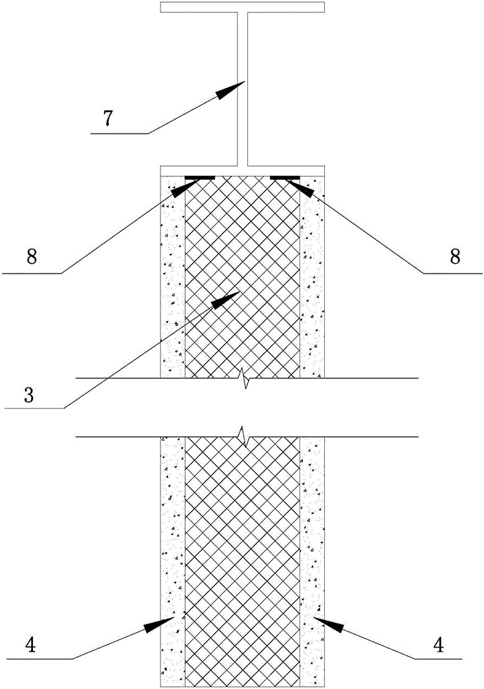 Precast fabricated type beam wall combination member