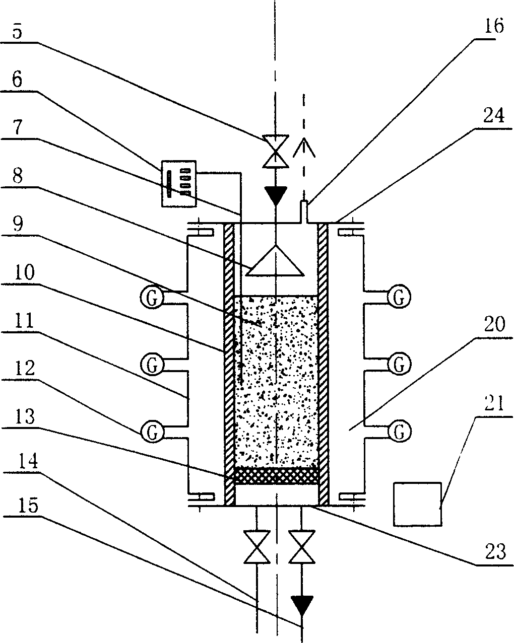 Restoring method of activated carbon for decomposing, processing and adsorbing organic substance in waste water through microwave irradiation