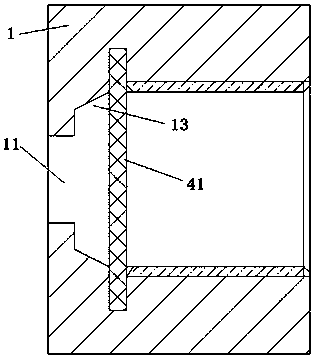 An electrode device for detecting the electrochemical performance of porous coating materials