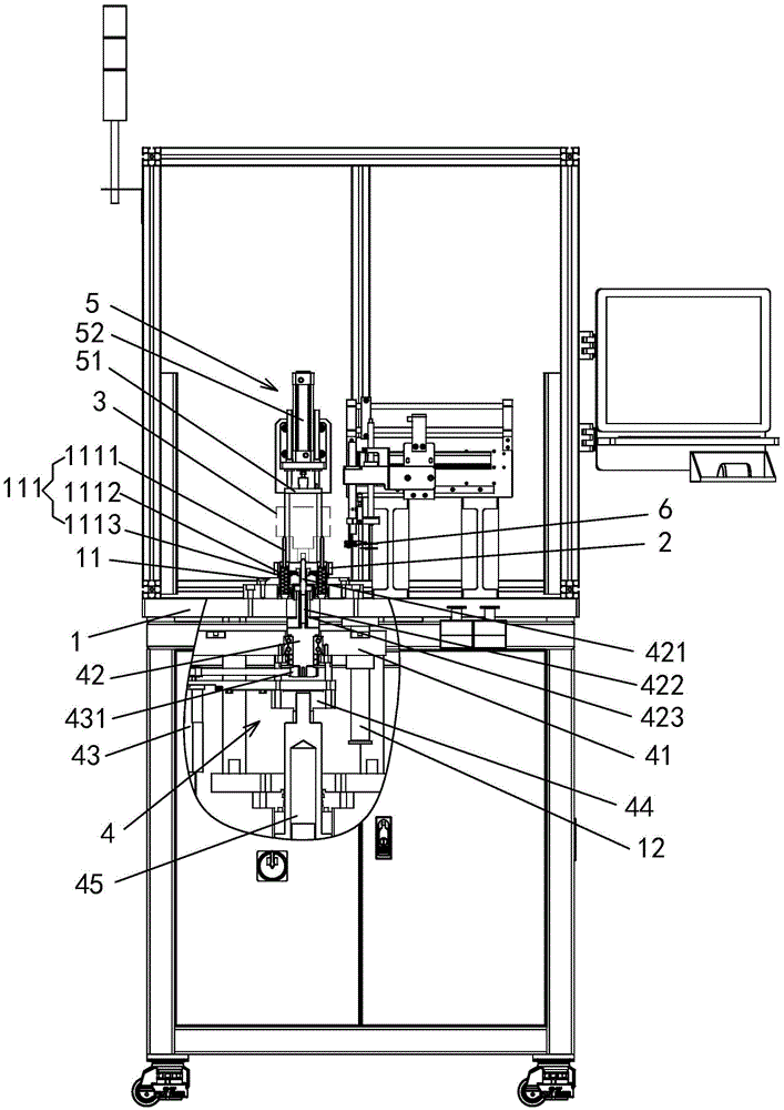 Steering pump body belt wheel assembling equipment