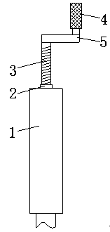 Operating rod convenient and fast to use and for valve well