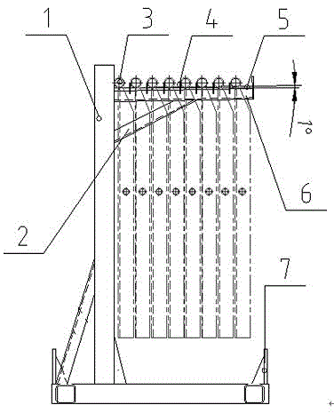 High-stability transferring device suitable for rails